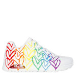 WOMENS UNO FULL OF HEART SNEAKER - WHITE