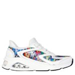 WOMENS TRES AIR UNO IRIS DRIP SNEAKER - WHITE