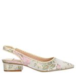 WOMENS MANGO FLAT - FLORAL