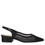 WOMENS MANGO FLAT - BLACK