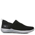 WOMENS ECHO KNIT SLIP ON SNEAKER - BLACK