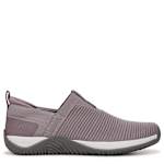 WOMENS ECHO KNIT SLIP ON SNEAKER - PURPLE