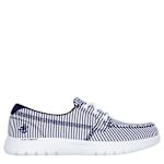 WOMENS OTG FLEX LIGHTHOUSE BOAT SHOE - NAVY