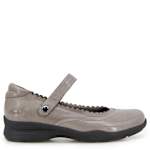 WOMENS TESS MARY JANE FLAT - GREY