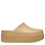 WOMENS DYLAN PLATFORM CLOG - TAN