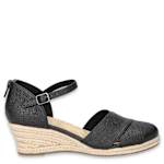 WOMENS COAST ESPADRILLE SANDAL - BLACK