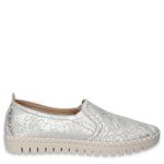 WOMENS FEDRA SLIP ON SNEAKER - SILVER