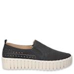 WOMENS PEPPY SLIP ON SNEAKER - BLACK