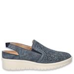 WOMENS PETAL SLIP ON SNEAKER - NAVY