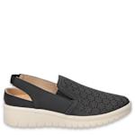 WOMENS PETAL SLIP ON SNEAKER - BLACK