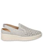 WOMENS PETAL SLIP ON SNEAKER - GREY