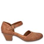 WOMENS JUSTINA PUMP - TAN