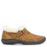 WOMENS HEATHER SLIP ON SNEAKER - TAN