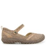 WOMENS RAVEN MARY JANE FLAT - TAUPE
