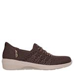 WOMENS SLIP-INS ARYA SNEAKER - CHOCOLATE