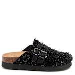 WOMENS ABEL PLUS SEQUIN CLOG - BLACK