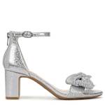 WOMENS FLORENCE BOW SANDAL - SILVER