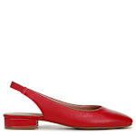 WOMENS CLAIRE FLAT - RED