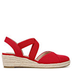WOMENS KIMBALL ESPADRILLE SANDAL - RED