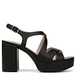 WOMENS ADRIANA PLATFORM SANDAL - BLACK