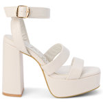 WOMENS SAVAGE PLATFORM SANDAL - BONE