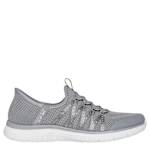 WOMENS SLIP-INS VIRTUE STUNNER SLIP ON SNEAKER - GREY