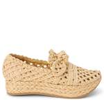 WOMENS ESPANOLA WEDGE LOAFER - NATURAL