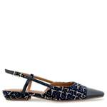 WOMENS PENNY FLAT - NAVY