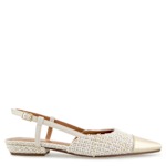 WOMENS PENNY FLAT - OFF WHITE