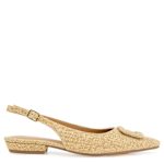 WOMENS POPPI FLAT - DARK TAN