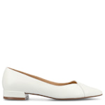 WOMENS CARMIN FLAT - WHITE