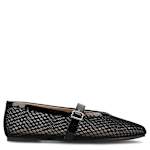 WOMENS CASHA FLAT - BLACK