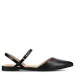 WOMENS MARTINE FLAT - BLACK