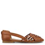 WOMENS EKKO FLAT - COGNAC