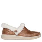 WOMENS SLIP INS COZY ESCAPE SLIPPER - CHESTNUT
