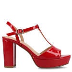 WOMENS NALIE PLATFORM SANDAL - RED