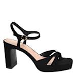 WOMENS GLEAM PLATFORM SANDAL - BLACK