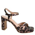 WOMENS GLEAM PLATFORM SANDAL - LEOPARD