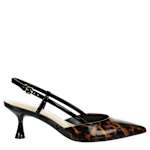 WOMENS ROWEN SLINGBACK HEEL - LEOPARD