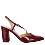 WOMENS MOTLY PUMP - DARK RED