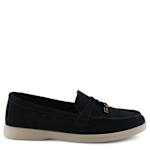 WOMENS ISMENE MOCCASIN LOAFER - BLACK