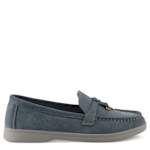 WOMENS ISMENE MOCCASIN LOAFER - DENIM