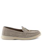 WOMENS ISMENE MOCCASIN LOAFER - GREY