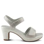 WOMENS SHINE DRESS SANDAL - SILVER