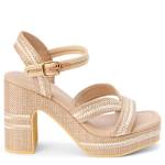 WOMENS ADELAIDE PLATFORM SANDAL - TAUPE