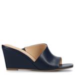 WOMENS CLEMENTINE WEDGE SANDAL - NAVY