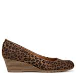WOMENS BE FLEX WEDGE PUMP - LEOPARD