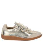 STEVE MADDEN WOMENS MOMENTUM SNEAKER - GOLD