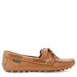 WOMENS ELANA BOAT SHOE - CAMEL