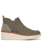 WOMENS CHARMING SLIP ON SNEAKER BOOT - OLIVE